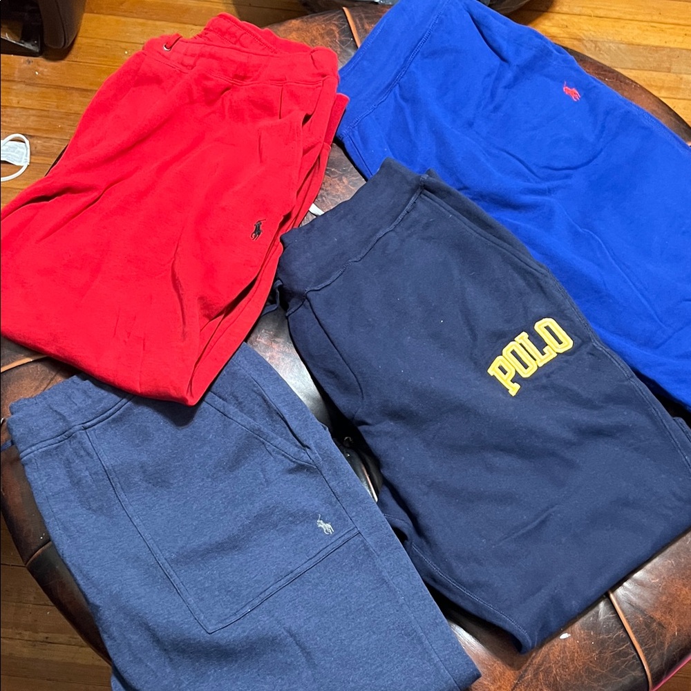 Polo by Ralph Lauren Kids' Red, Blue, and Navy Joggers